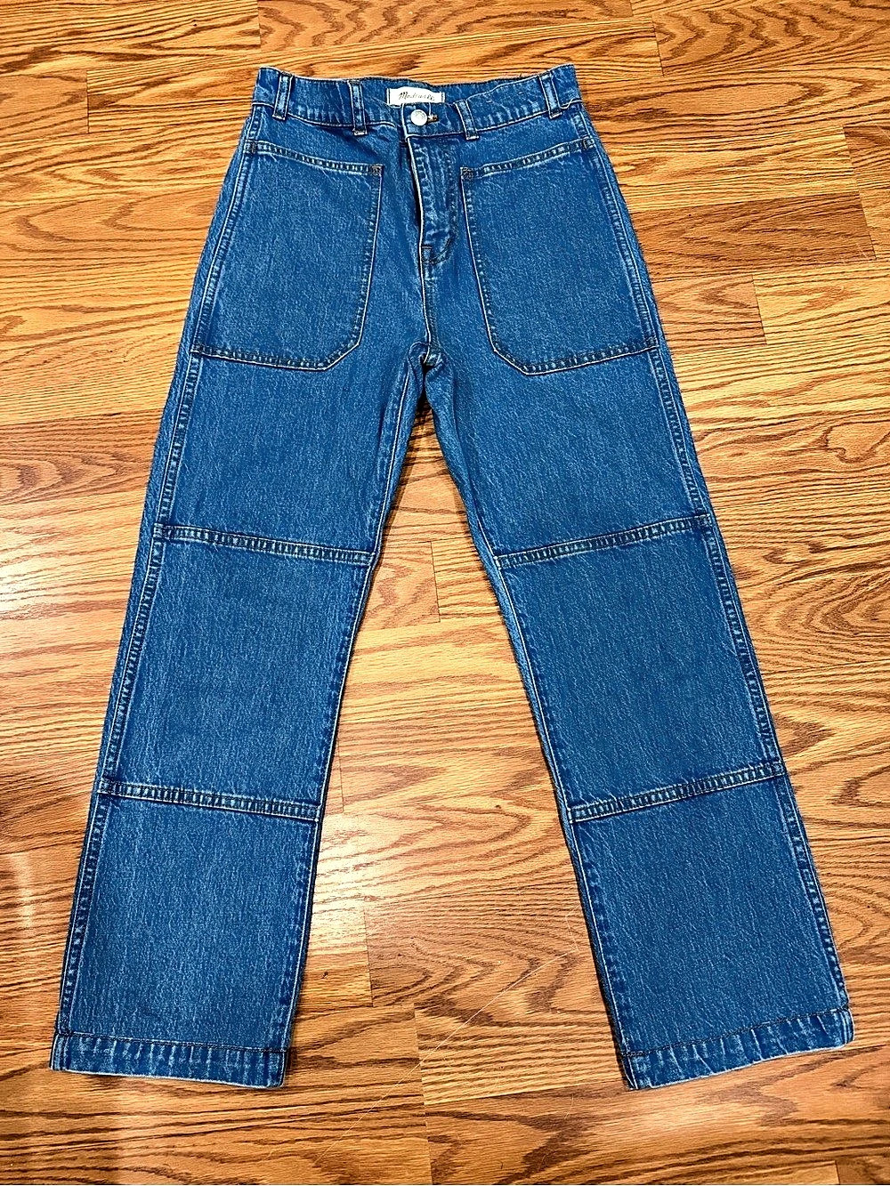 Madewell The '90s Straight Jean Blue Waist 26 Jeans - Short Length